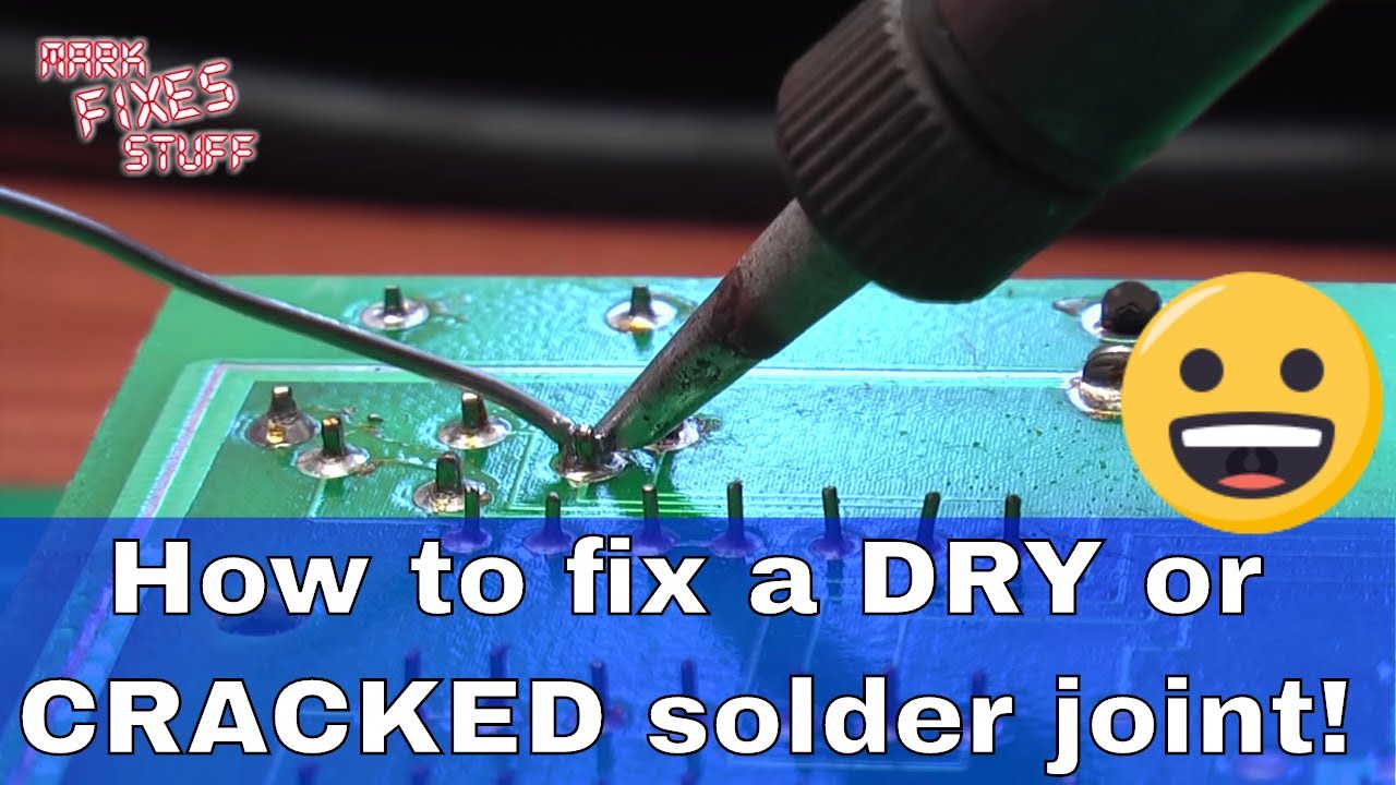 What is a “dry solder joint” or a “cracked solder joint”?