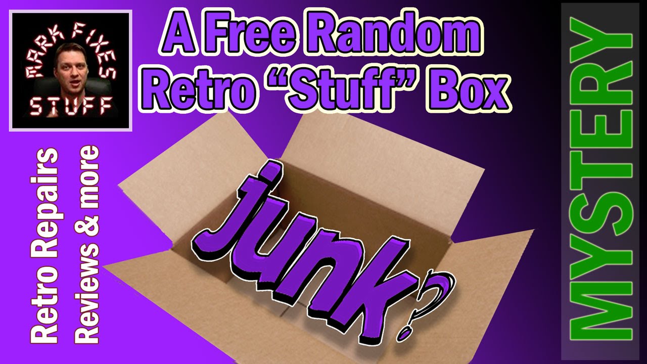 FREE STUFF! Ross sends me a Big Box O’ RANDOM RETRO “Crap”!