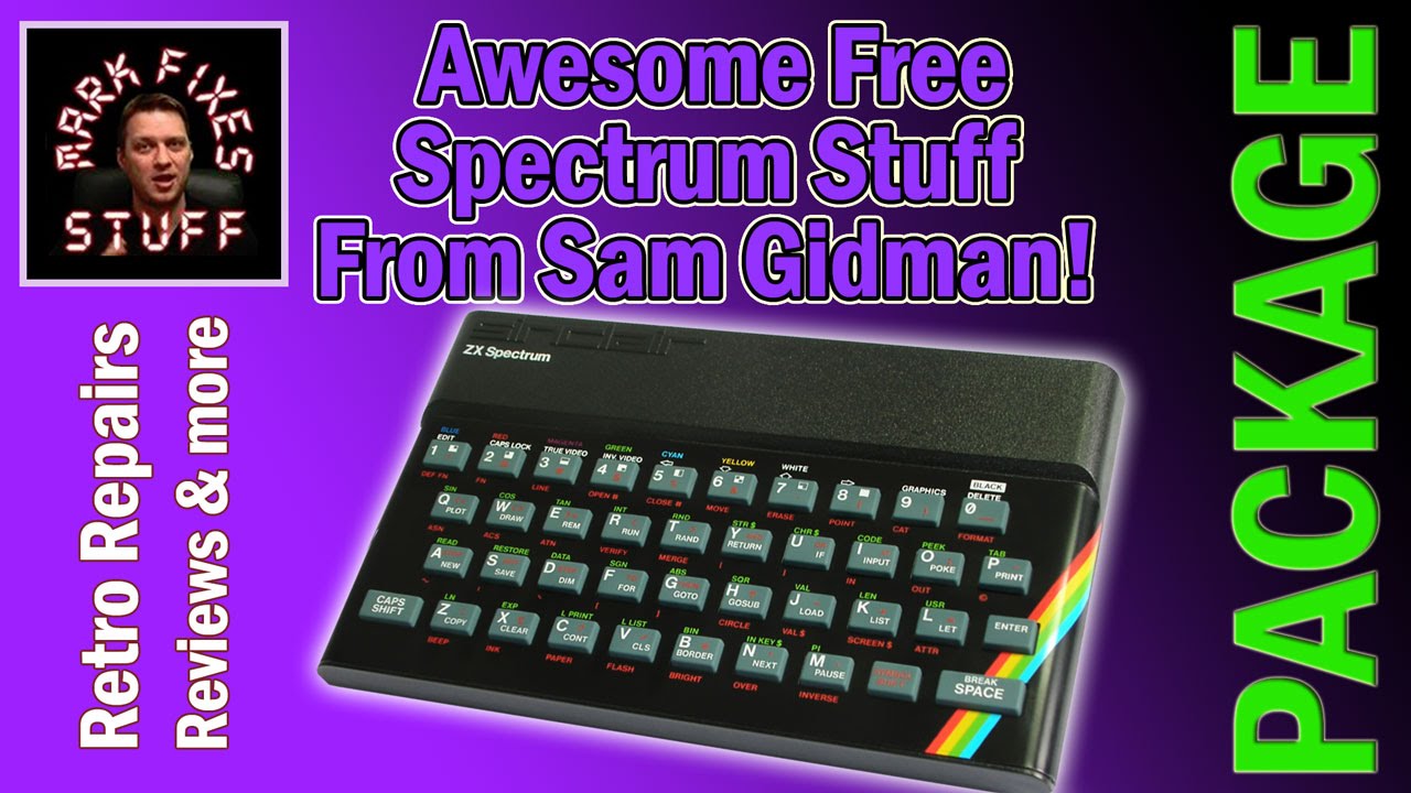 A Box of FREE ZX Spectrum Stuff from Sam Gidman