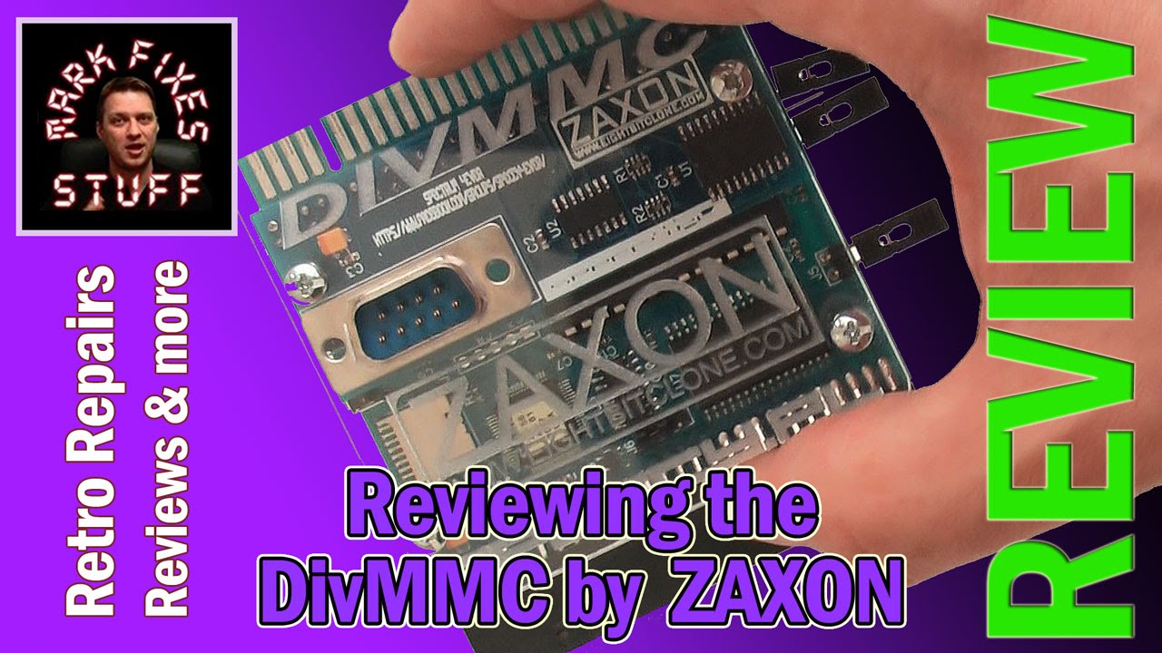 Review: DivMMC by Zaxon SD card Storage for the ZX Spectrum