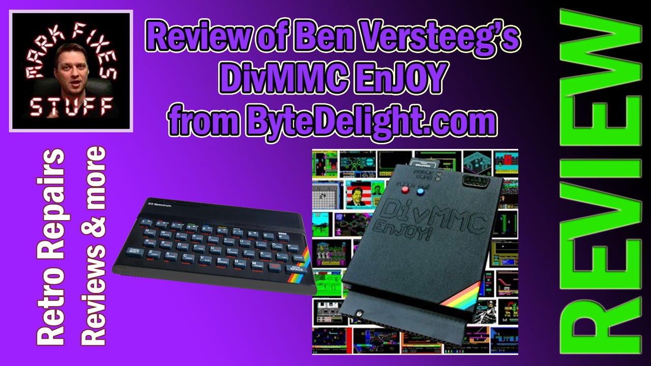 Review: DivMMC EnJOY SD card Storage for the ZX Spectrum from ByteDelight.com