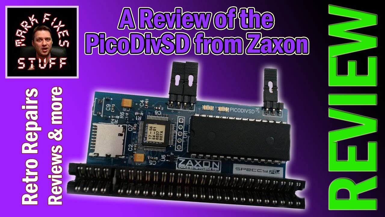 Review: PicoDivSD by Zaxon a small SD card Storage for the ZX Spectrum: PicoDivSD Rev 2.0