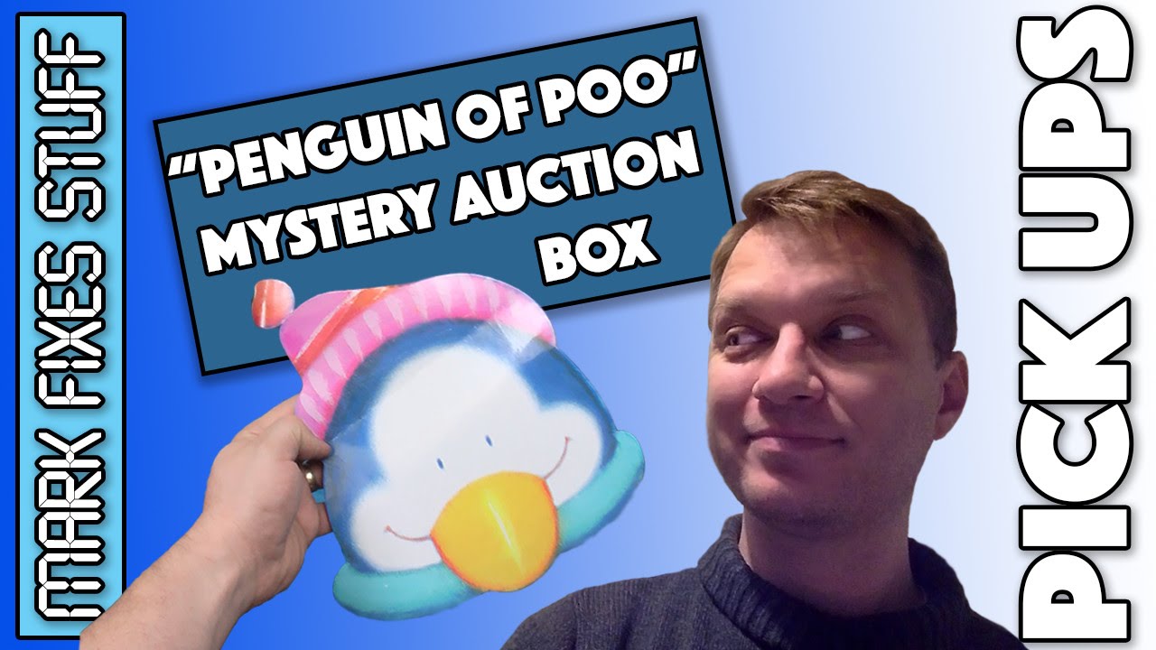 Pick Ups! Penguin of Poo Retro Blind Bag from an Auction: FULL RETRO SYSTEMS!