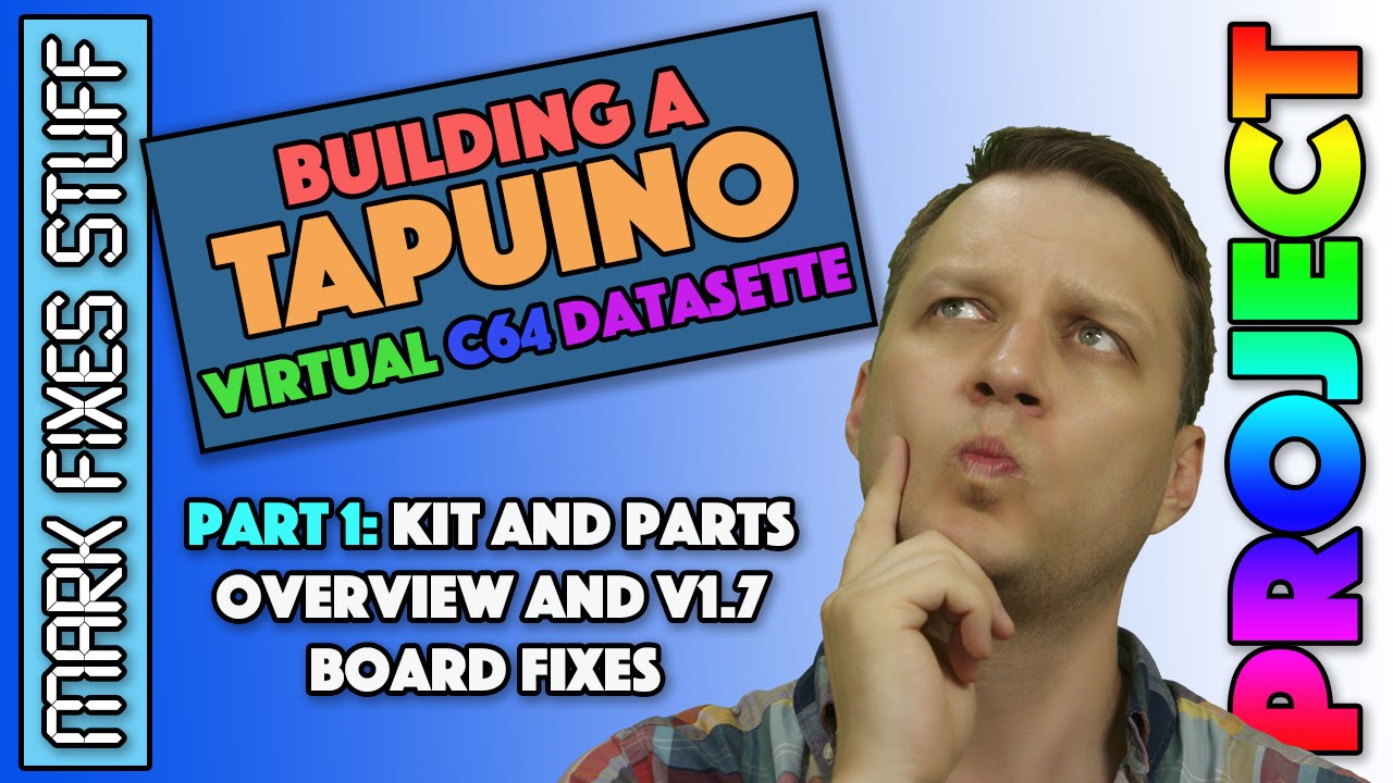New Series!!!! Part 1: Building a Tapuino Virtual C64 Datasette Pt 1: What’s in the kit and V1.7 mods.