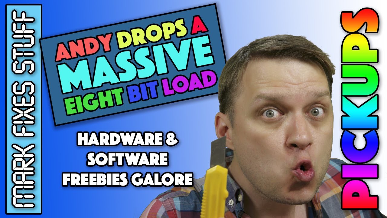 Andy gives me a massive load… of 8-Bit treasure: A HUGE FREE PICKUP!