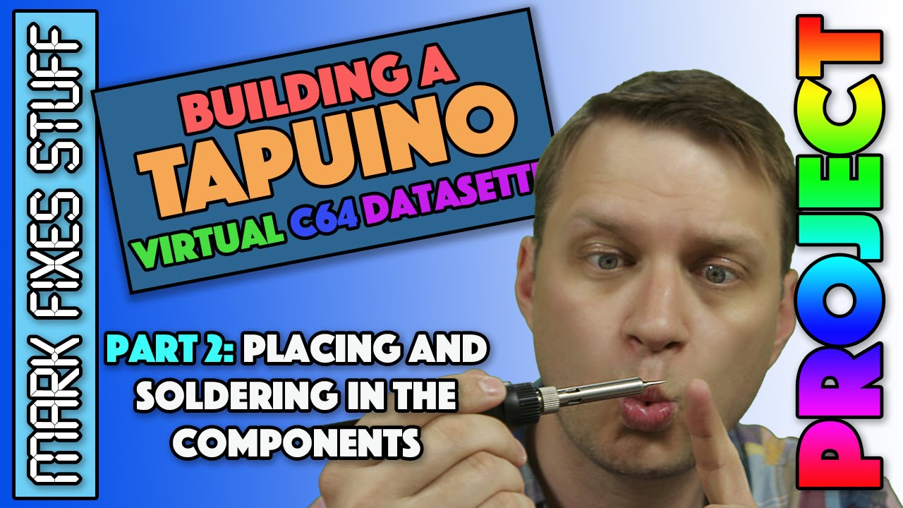 Building a Tapuino Virtual C64 Datasette Pt 2: Placing & Soldering the Components, Commodore SD