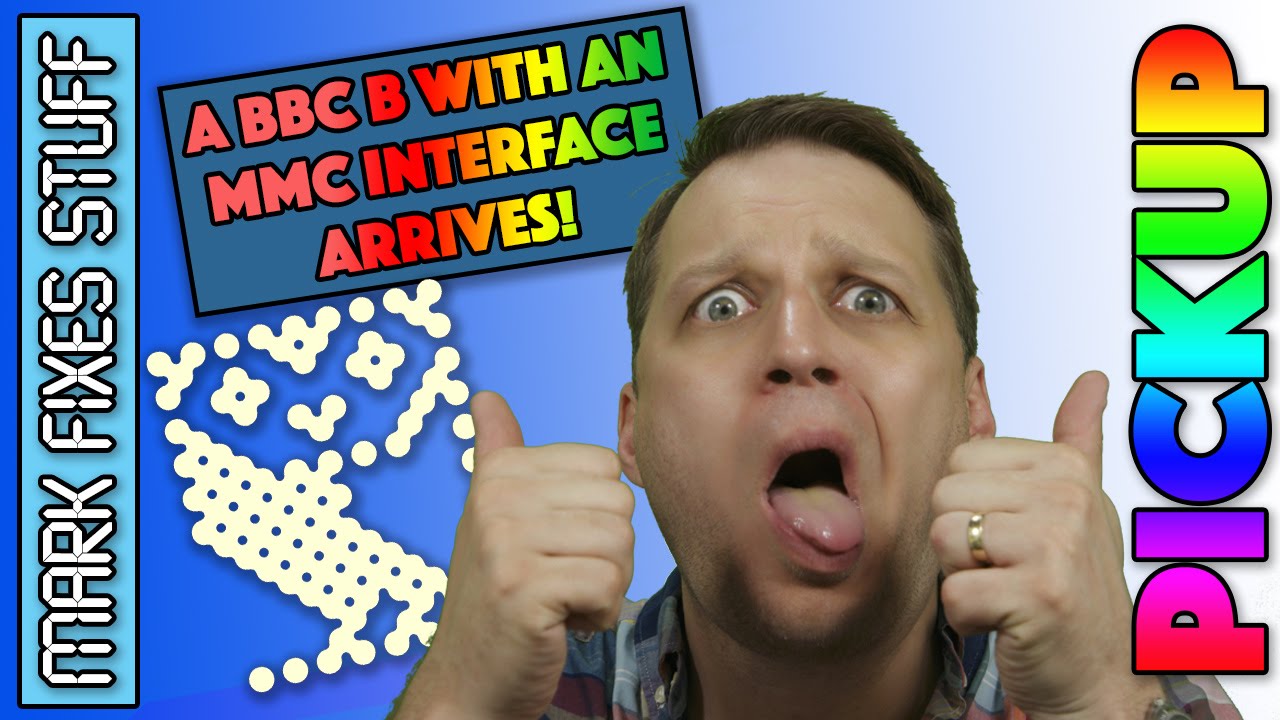 A BBC B with an MMC Interface Arrives: Classic 8 bit British Computer Pickup