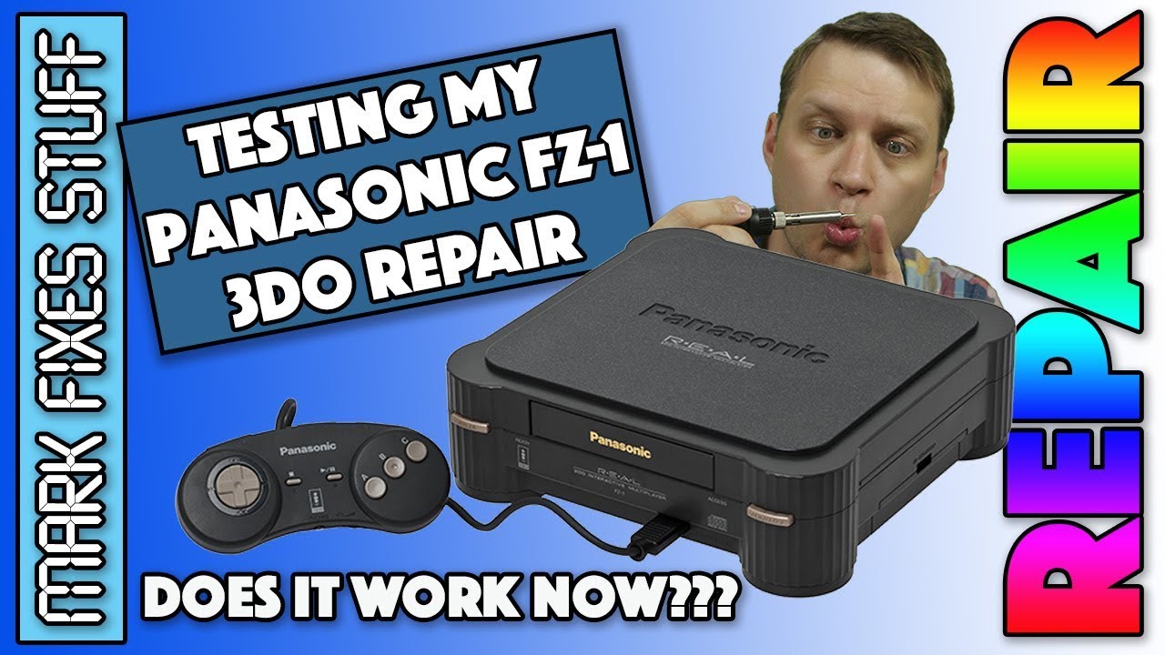 3/3: Fixing the Panasonic 3DO, Did my repair work?? 3DO REAL FZ-1 Repair