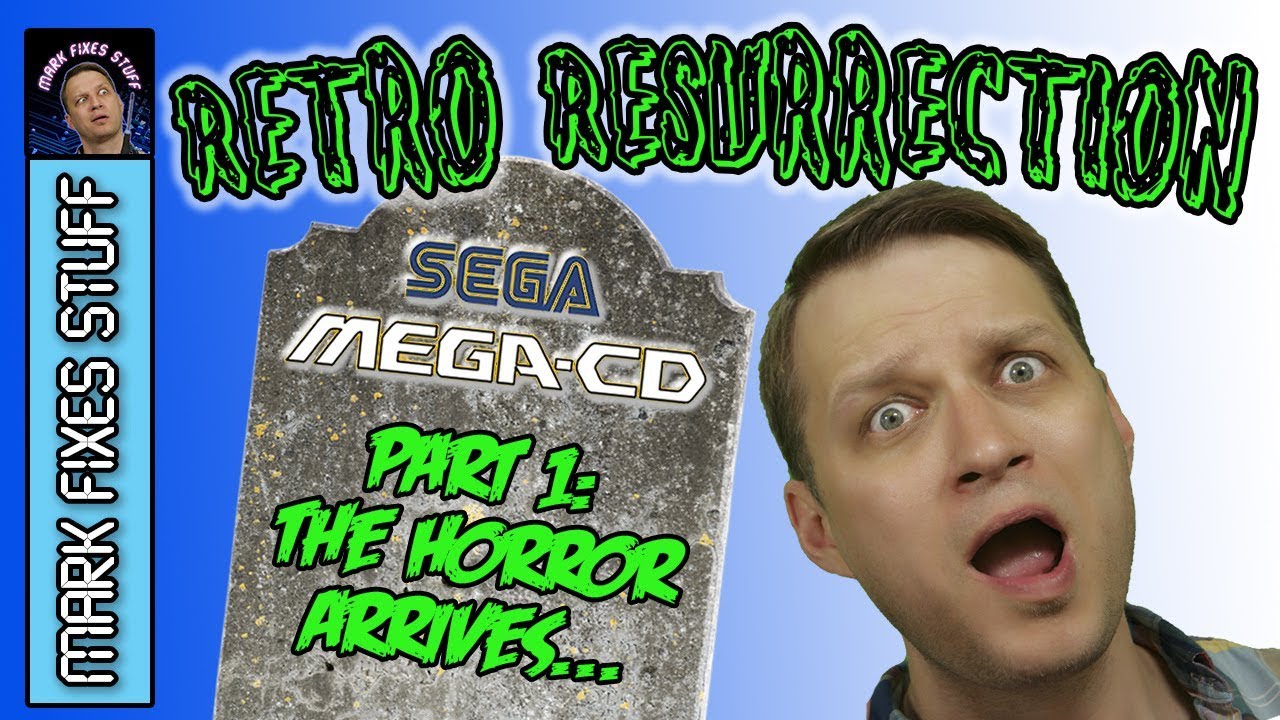 Retro Resurrection: A SMASHED UP Sega Mega CD, Can we repair it?
