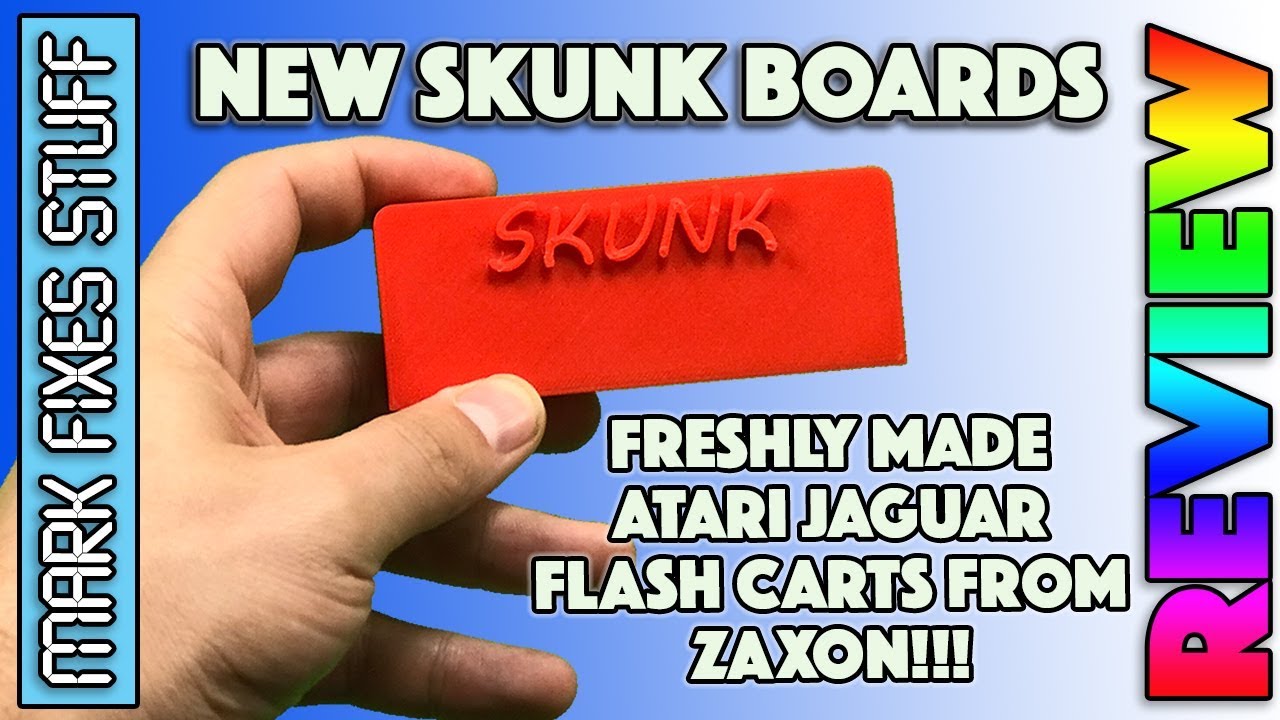 Skunk board Review Atari Jaguar Flashcart: New Skunkboard v3 from Zaxon 2018