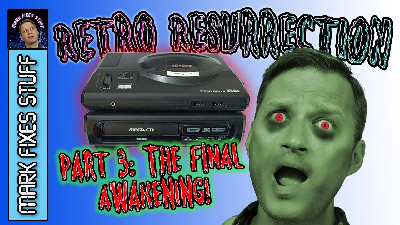 Smashed Sega MegaCD Retro Resurrection Part 3: Clean, Build and Play!