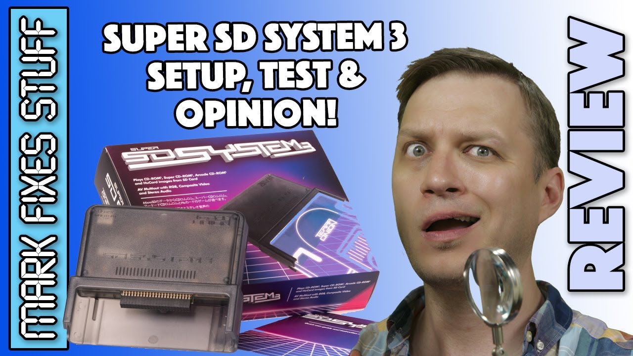 Super SD System 3: CD Emulator for PC Engine, Setup, Test and Review!