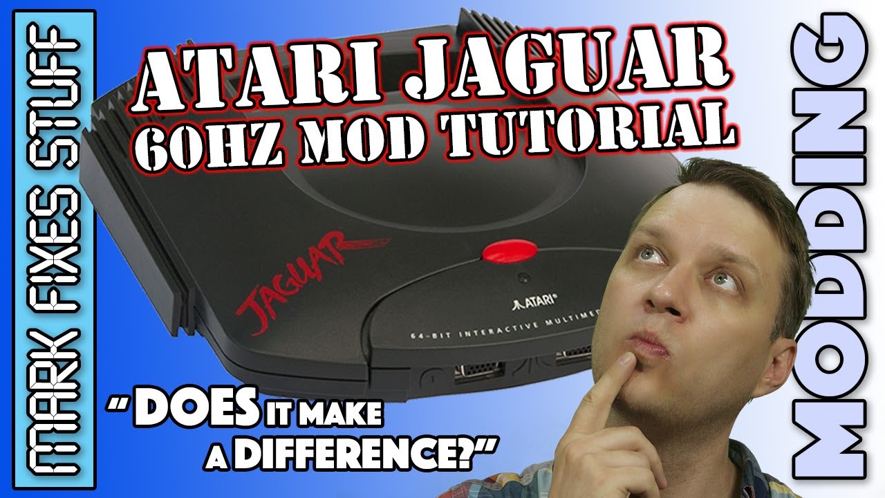 Atari Jaguar 60Hz PAL mod tutorial: Does it REALLY make a difference?