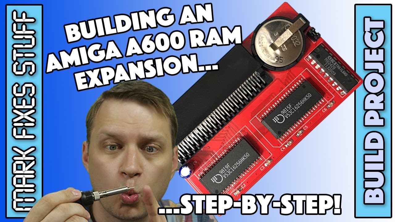 Building a Commodore Amiga A600 Chip RAM Expansion: Step by Step!