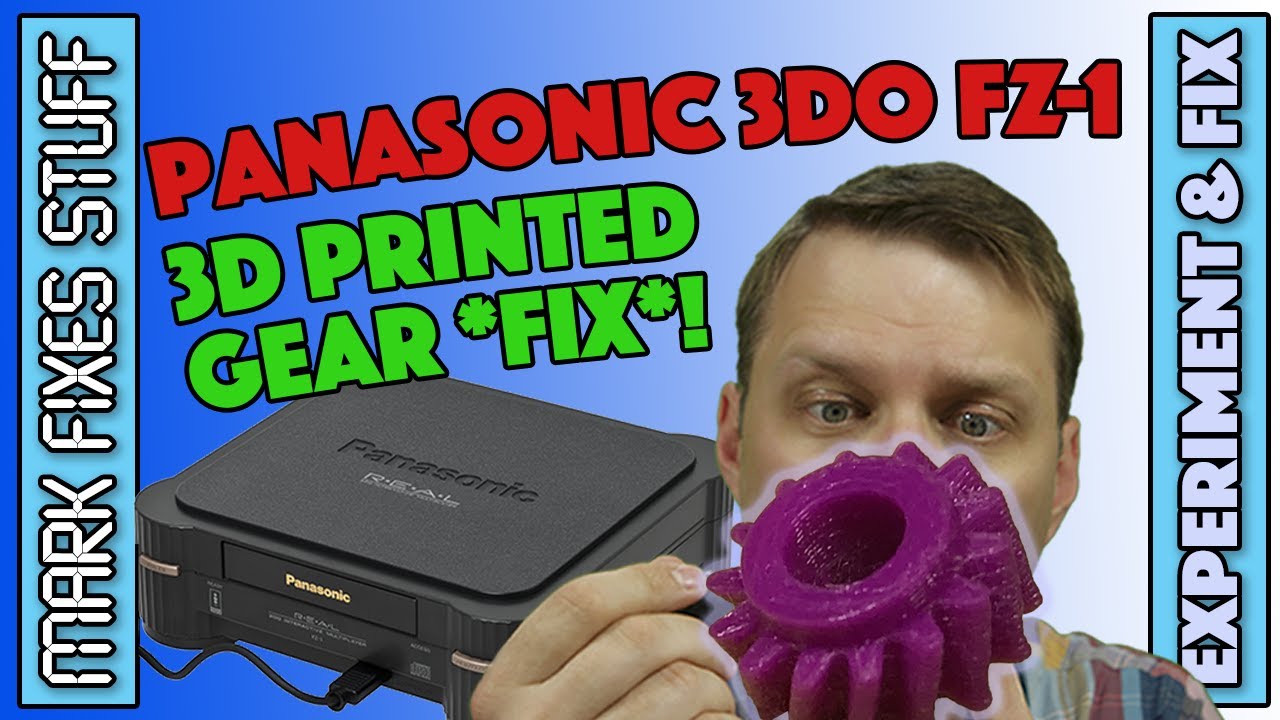 Fixing a Panasonic 3DO FZ-1 Laser with a 3D Printed Gear: Cog Replacement!