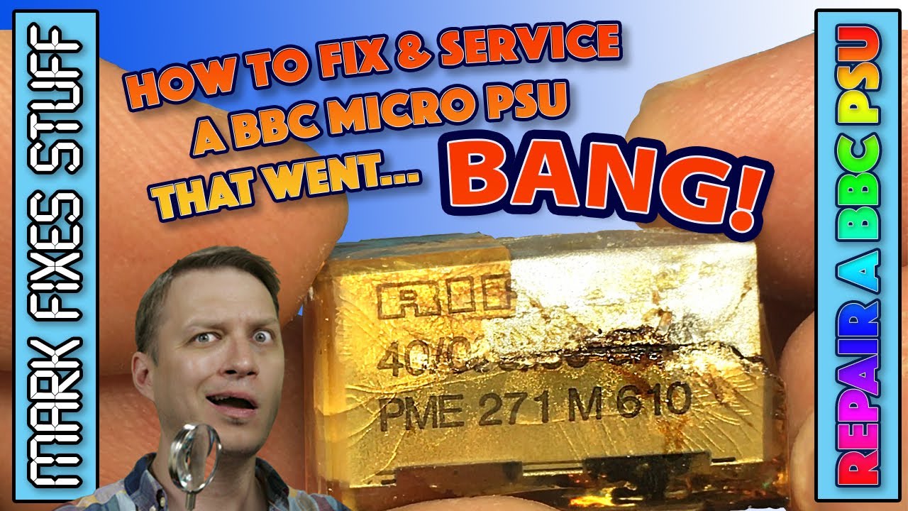 Fixing & Servicing a BBC Micro Power Supply after the capacitors explode!