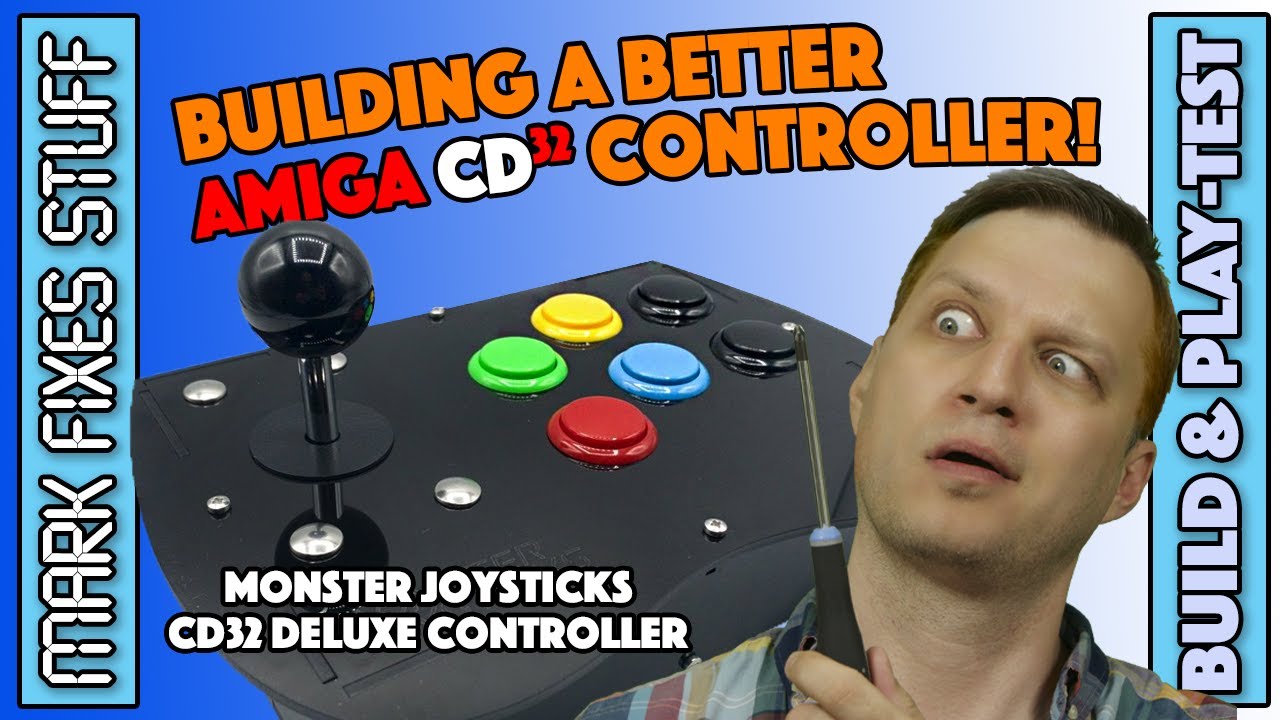 Building a Monster Joysticks CD32 Deluxe Joystick: Full Guide & Test!