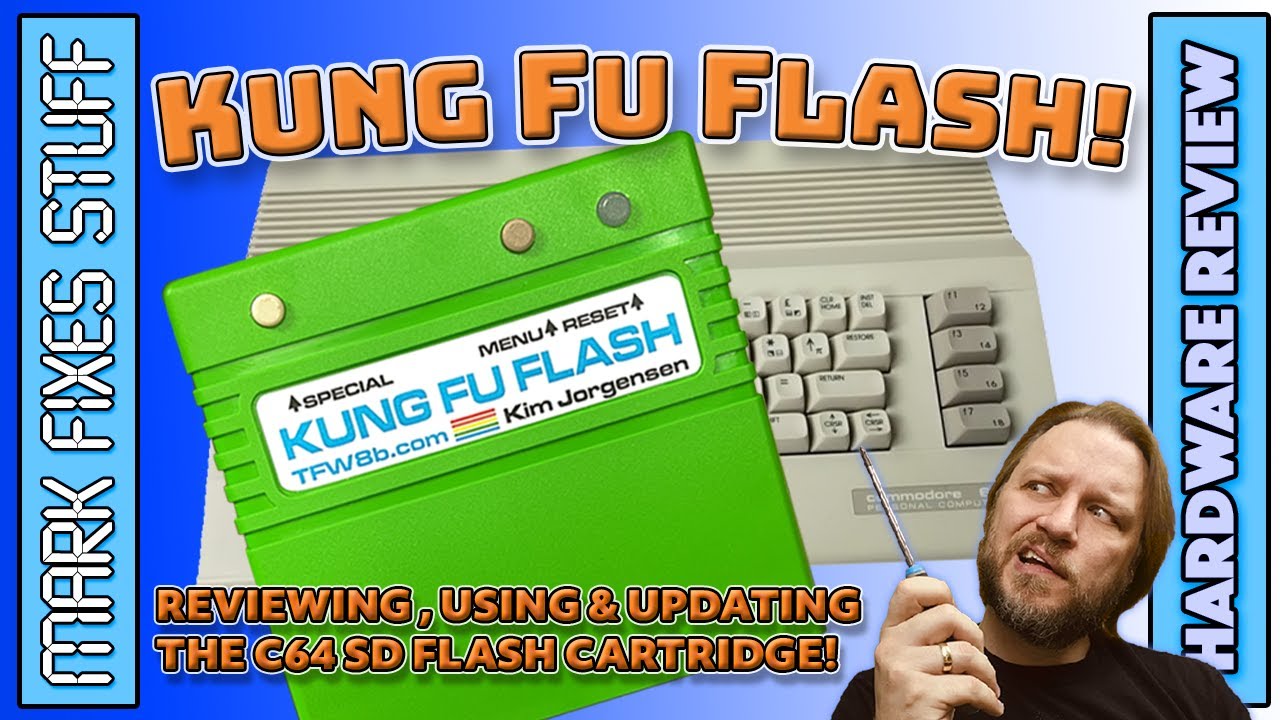 Reviewing the Kung Fu Flash Commodore 64 SD Card Flash Cart: TFW8B, Kim Jørgensen, C64 Everdrive!