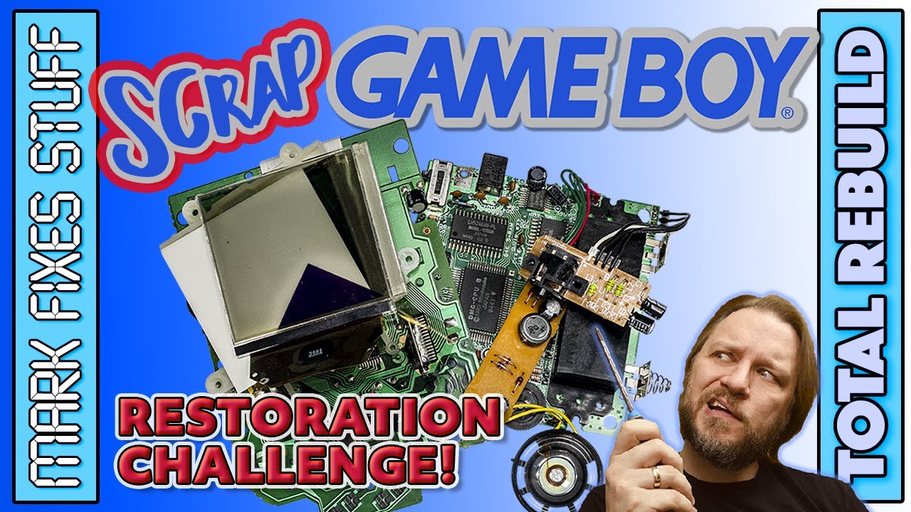 Can We Rebuild a Gameboy from Scrap, Broken Parts? Restoration Challenge!