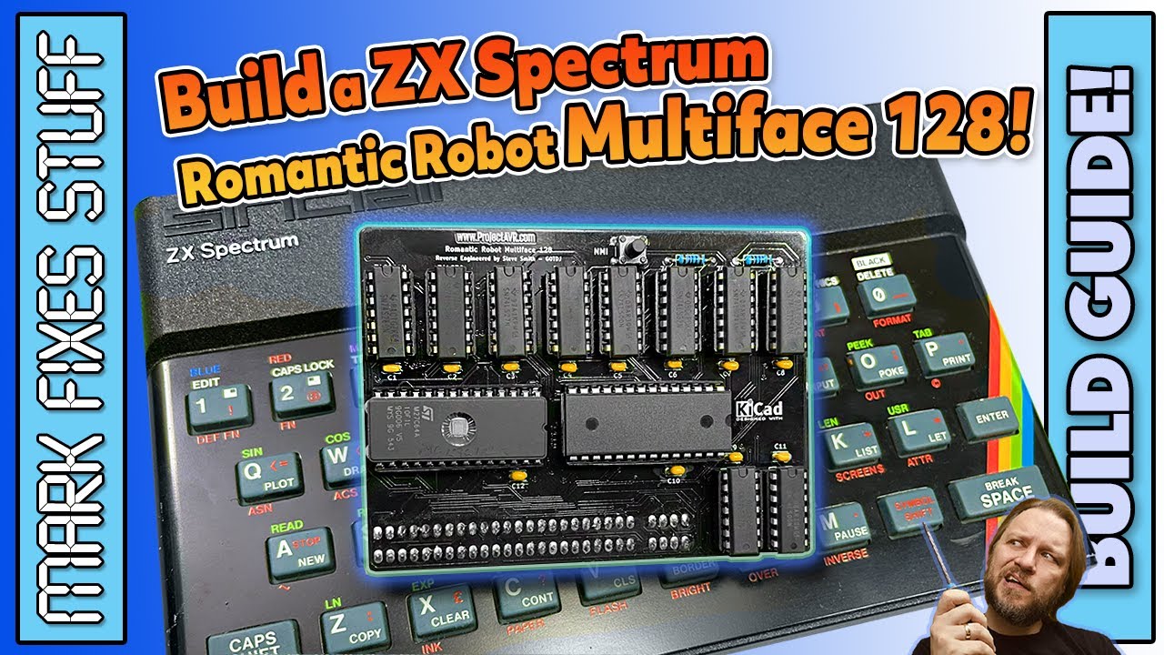 Romantic Robot Multiface 128 Clone for ZX Spectrum: Step-By-Step Build!