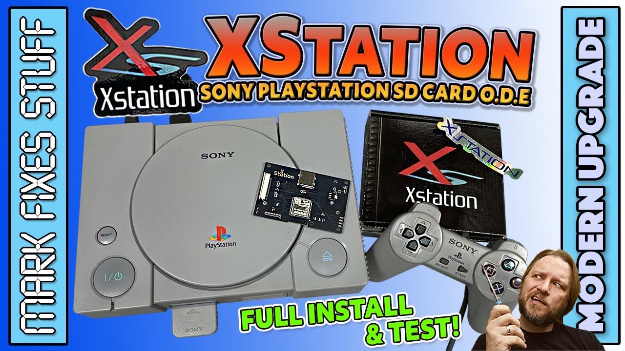 XStation: Installing the Playstation ODE SD Card Solution, Step by Step, SCPH5552