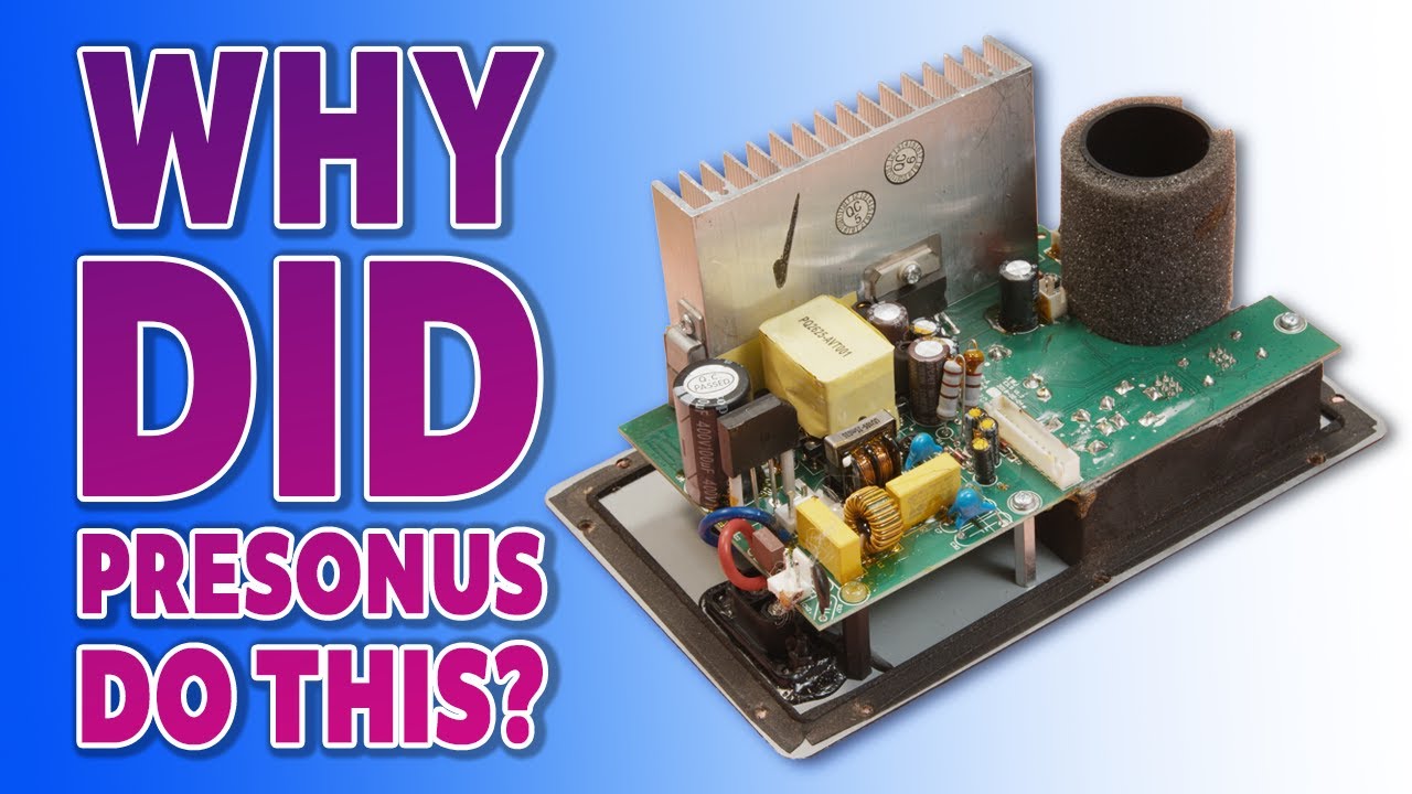 My Video Editing Speakers DIED! 😱 Why Did Presonus Do THIS?! Eris 3.5 No Power Repair