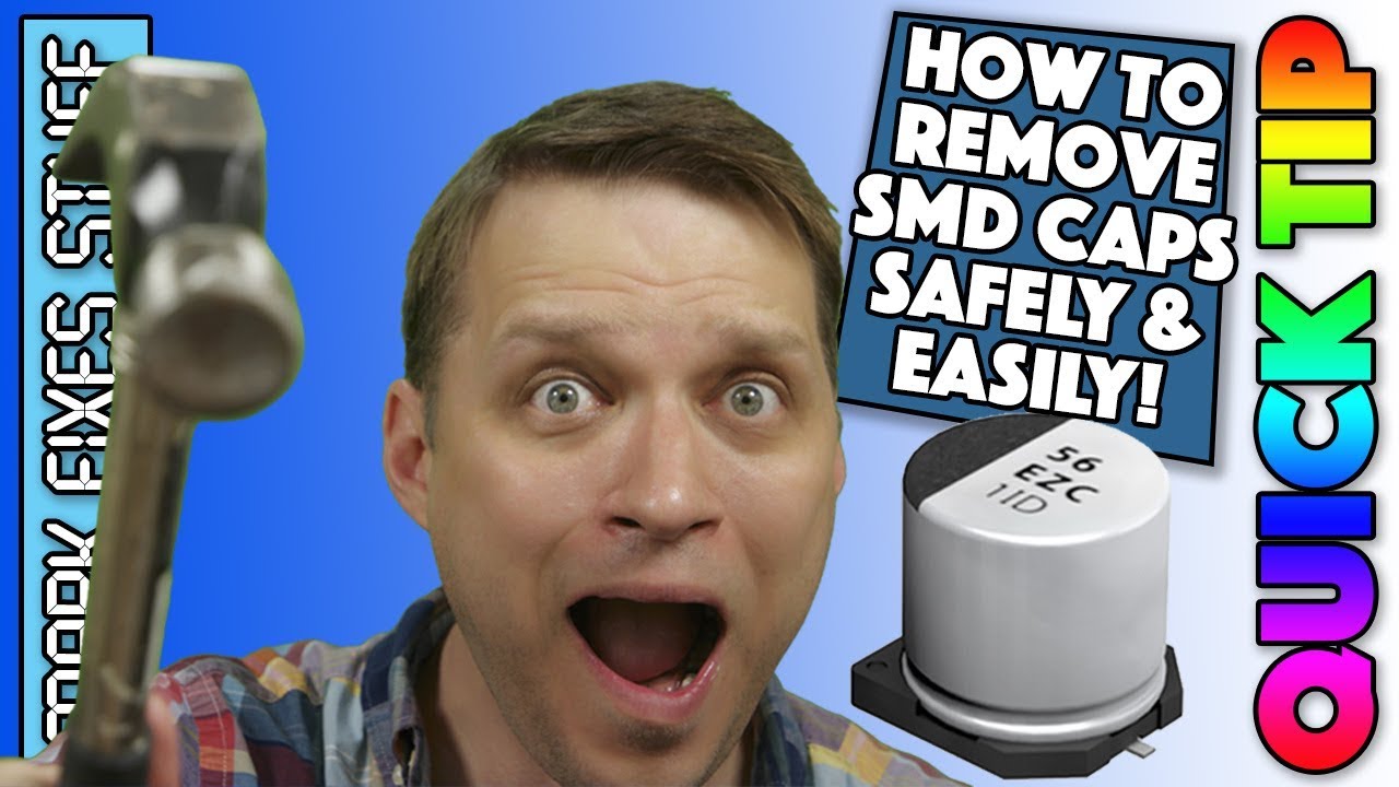 Remove SMD Can Capacitors Without Hot Air!