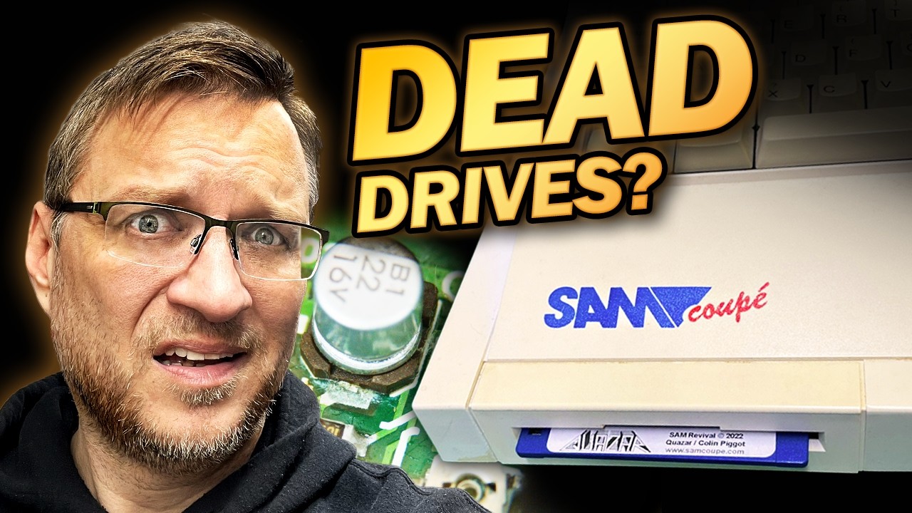 SAM Coupe Floppy Drive Repair: Replacing the Belt and Capacitors