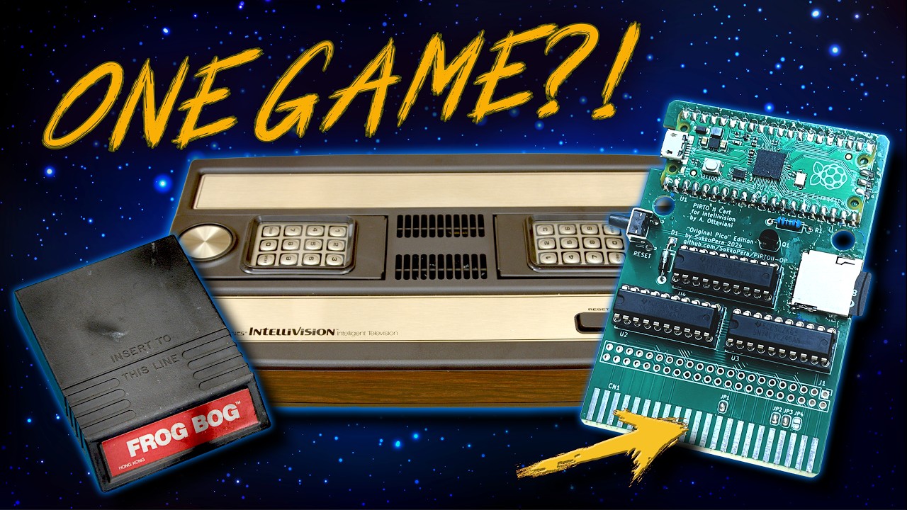 Restoring soot damaged Intellivision, Pi Pico multi cart