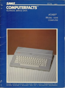 Sams Computerfacts CC16: Atari 130XE Service Data (PDF)
